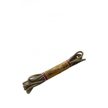 Sznurowadła okrągłe 3/90 Beżowe 10-12 dziurek