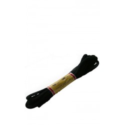 Sznurowadła okrągłe 5/90 Czarne 10-12 dziurek