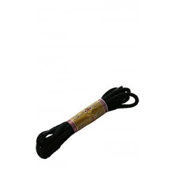 Sznurowadła okrągłe 5/100 Czarne 10-12 dziurek