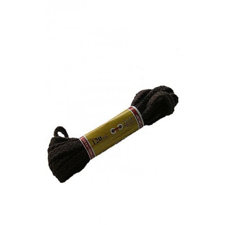 Sznurowadła płaskie 8/120 Brązowe 12-14 dziurek