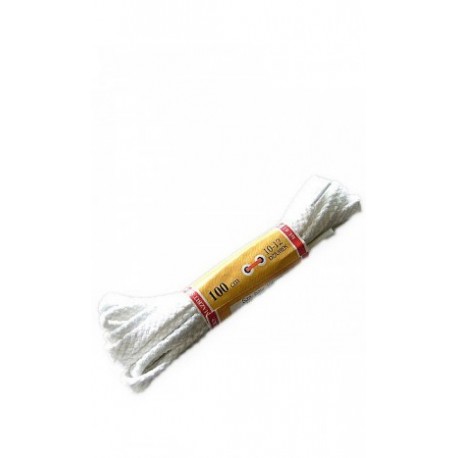 Sznurowadła płaskie 8/100 Białe 10-12 dziurek