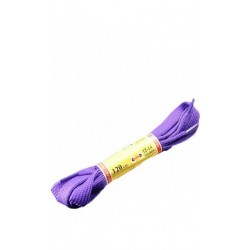 Sznurowadła Płaskie Jaskrawe 10/120 Fioletowe 12-14 dziurek