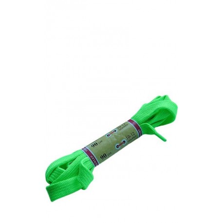 Sznurowadła Płaskie Jaskrawe 10/90 Seledynowe 10-12 dziurek