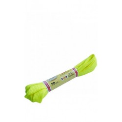 Sznurowadła Płaskie Jaskrawe 10/90 Żółte 10-12 dziurek